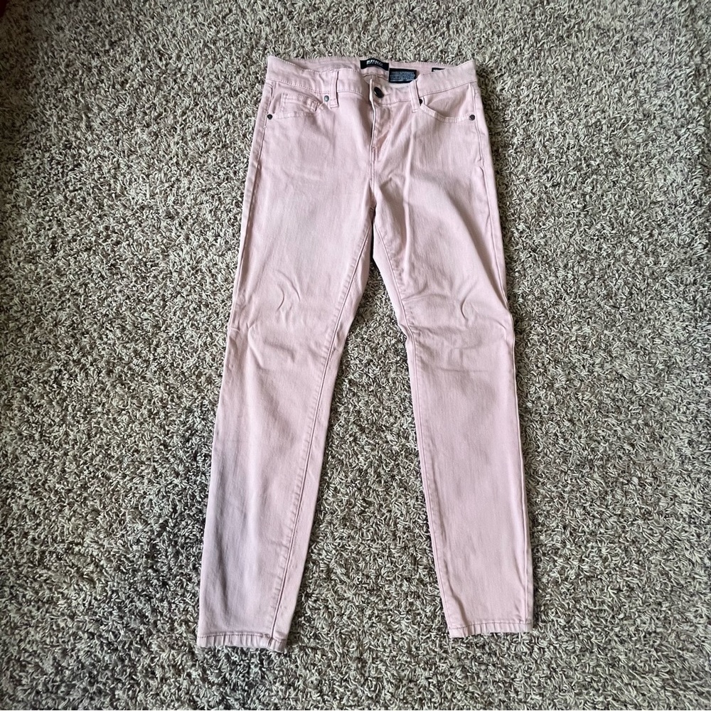 Mid Rise Stretch Pink Jeans, David Bitton, size 6/28
